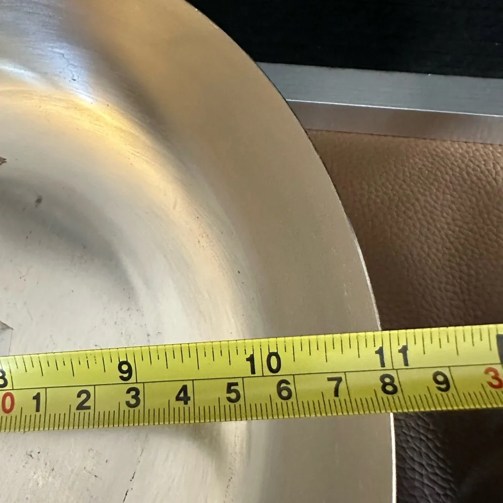 🆕2 Silver/Gold Indian Decorative Metal Bowls
